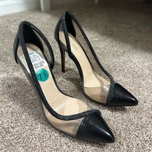 Black Aldo Stilettos
